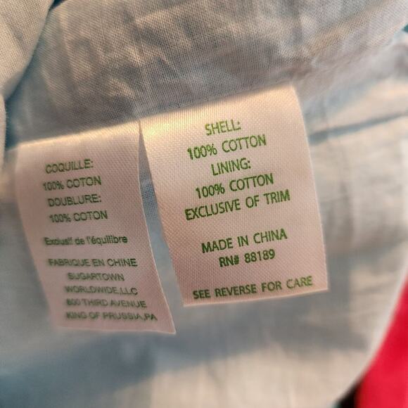 Lilly Pulitzer Annabelle Magnolia Lace Halter Top Breakwater Blue Size 00 - Picture 12 of 13